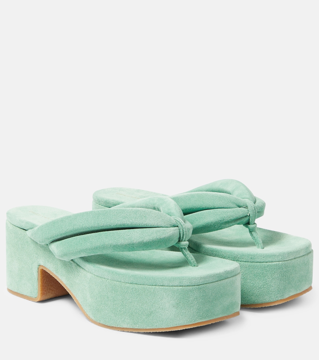 Sandali infradito in pelle con plateau | Dries Van Noten
