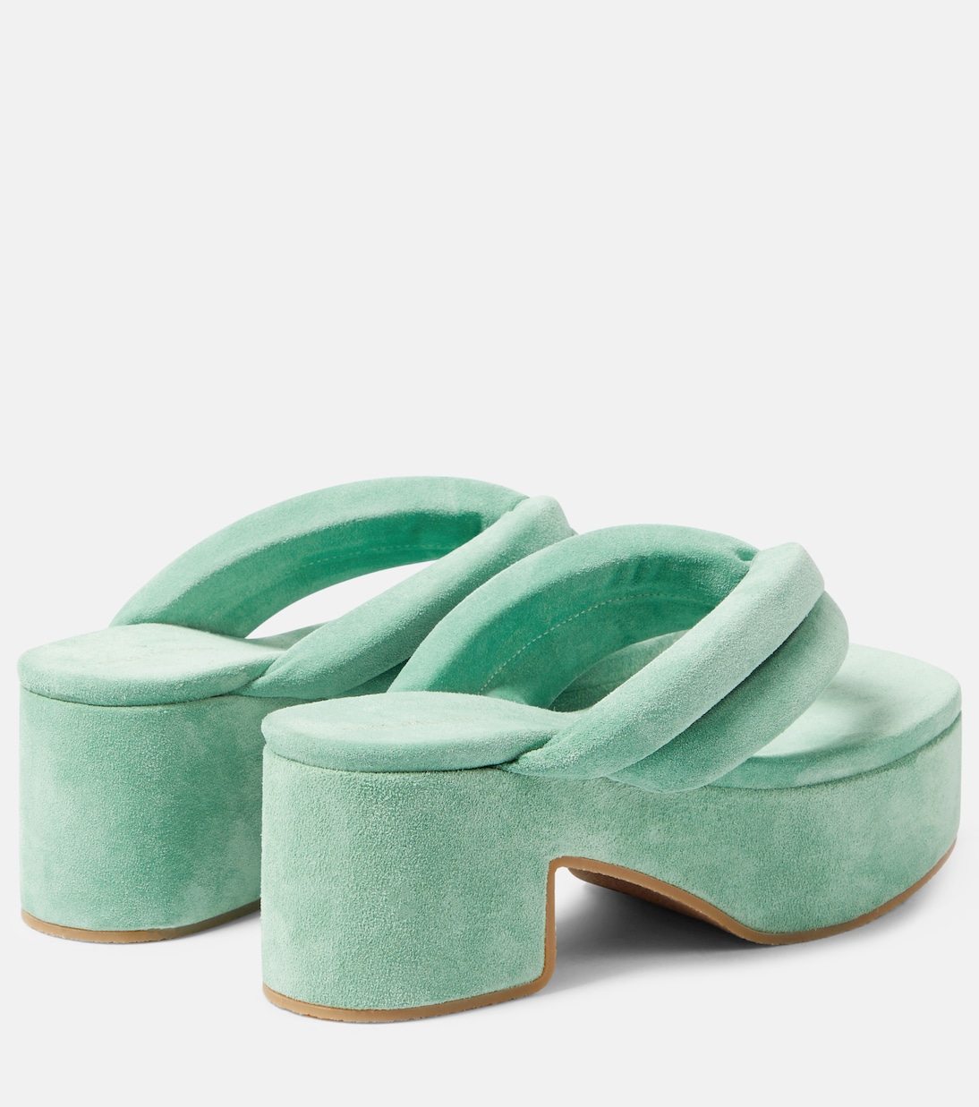 Sandali infradito in pelle con plateau | Dries Van Noten