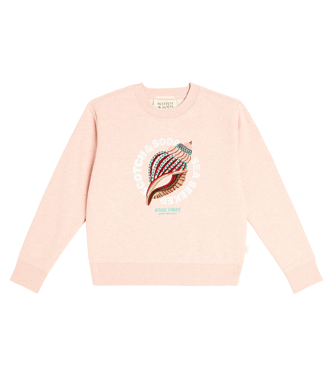 Sudadera de algodón bordada | Scotch & Soda Kids