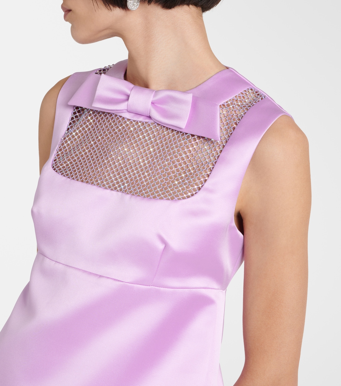 Duchess embellished satin minidress | Nina Ricci