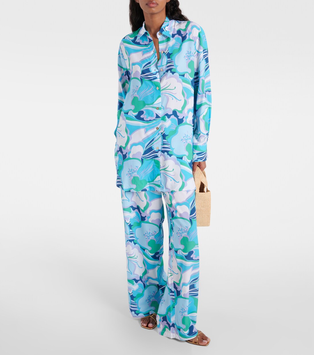 Camicia Paige con stampa floreale | Melissa Odabash