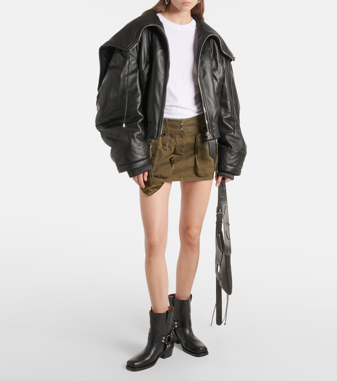 Roxy 45 leather biker boots | Paris Texas