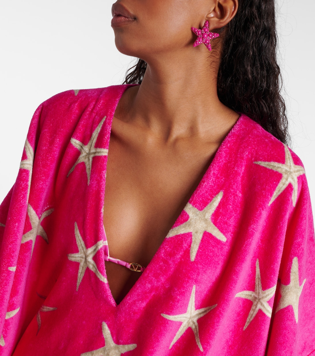 Printed cotton kaftan | Valentino