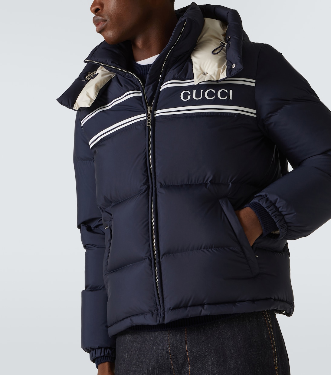 Logo down jacket | Gucci