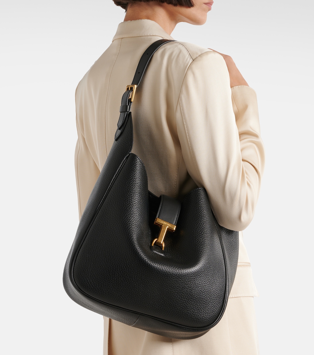 Monarch Medium leather tote bag | Tom Ford