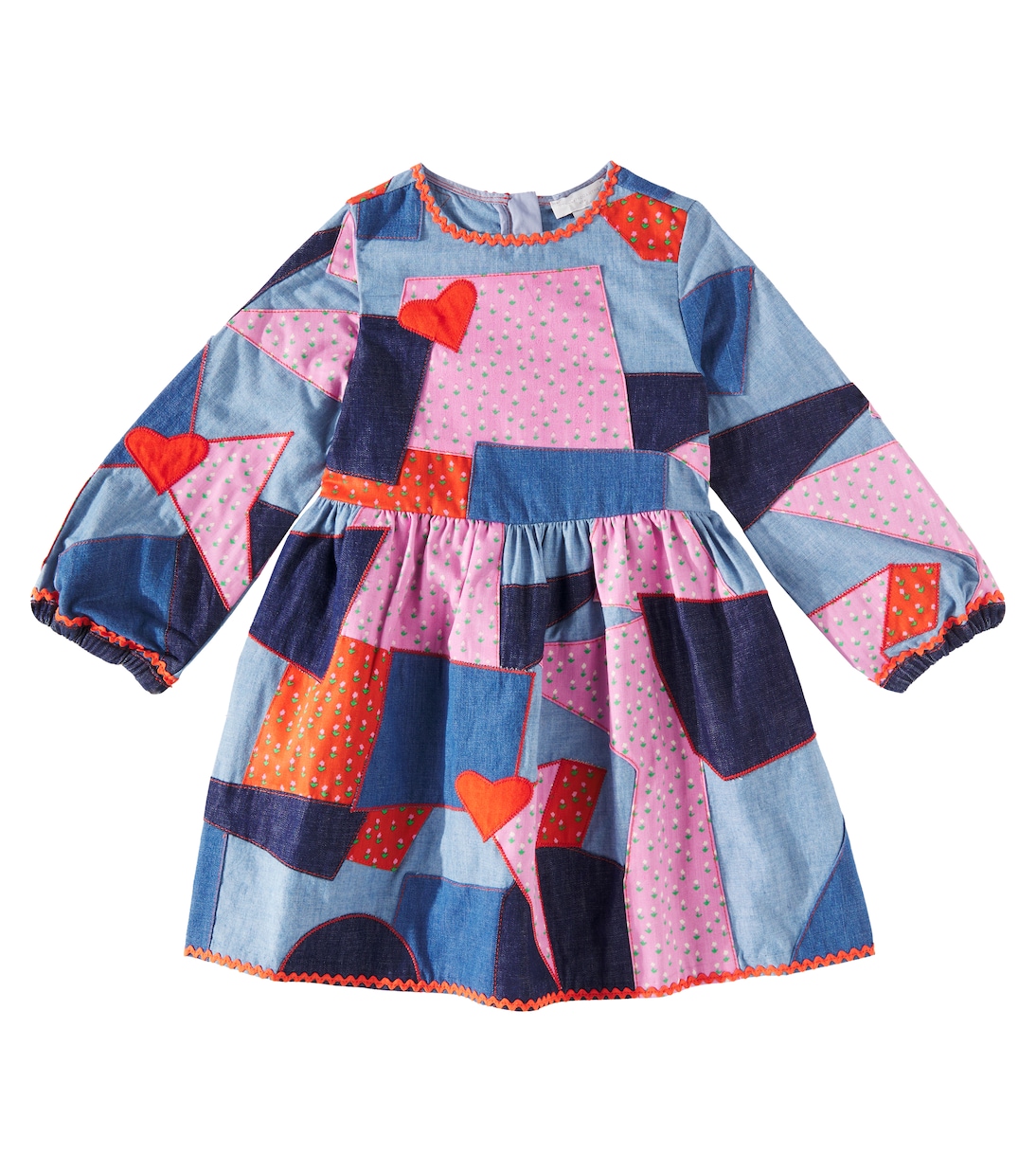 Patchwork denim dress | Stella McCartney Kids