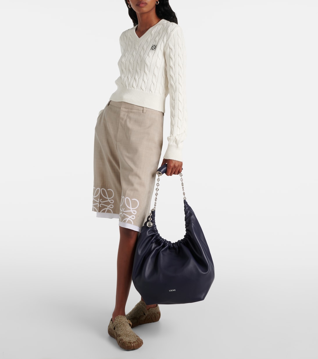 Squeeze Medium leather shoulder bag | Loewe