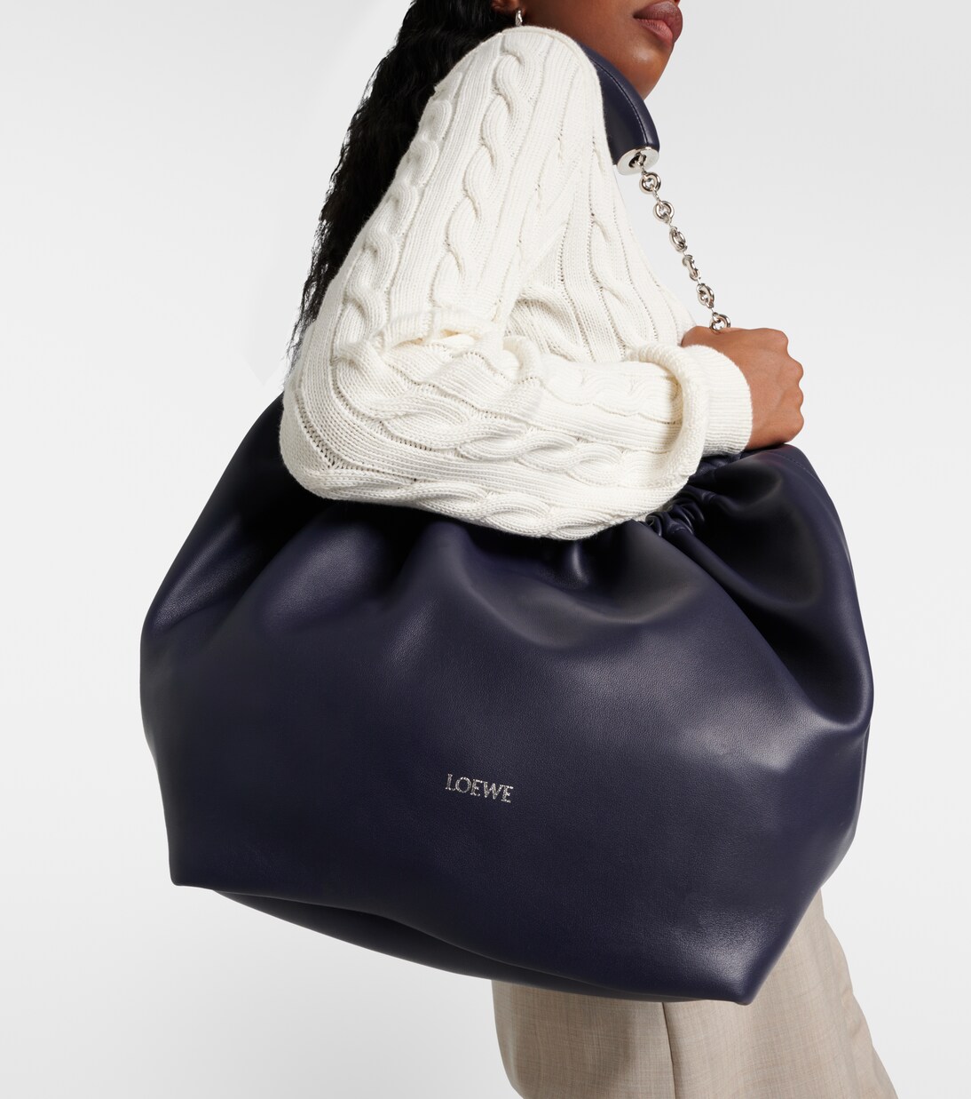 Squeeze Medium leather shoulder bag | Loewe