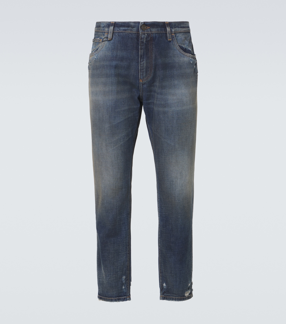 Jeans slim con efecto desgastado | Dolce&Gabbana