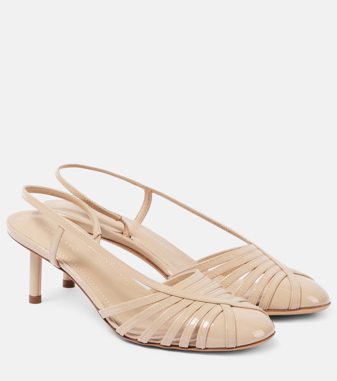 Slingback-Pumps Ermelia 55 aus Leder | Ferragamo