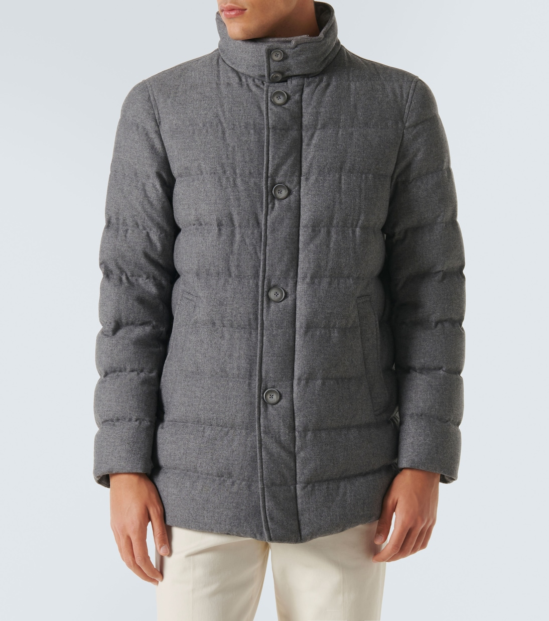 Chaqueta acolchada de mezcla de cachemir | Herno