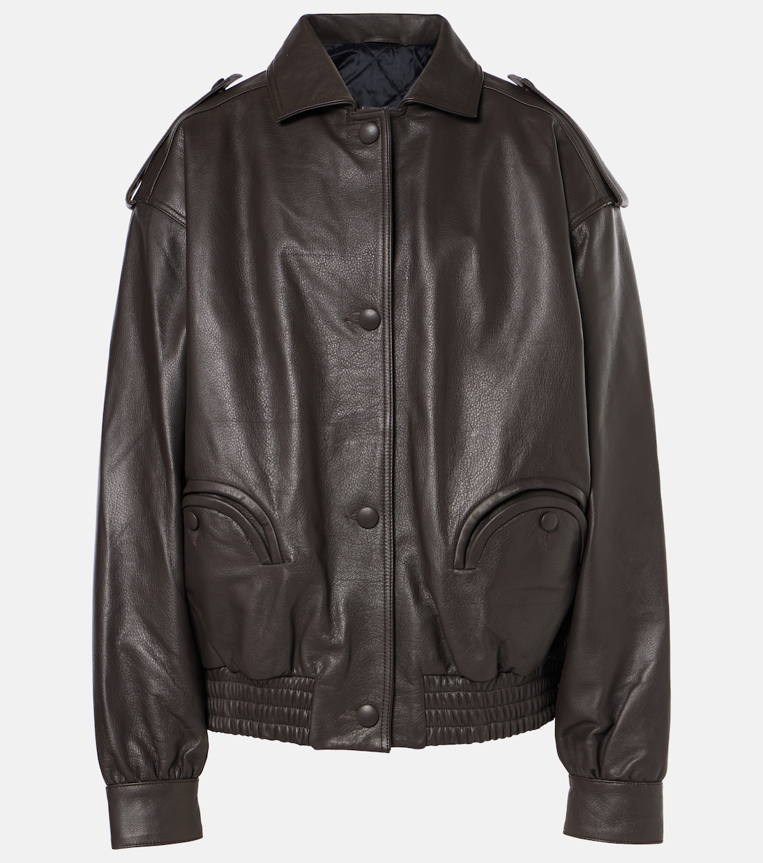 Charlie leather bomber jacket | Blazé Milano