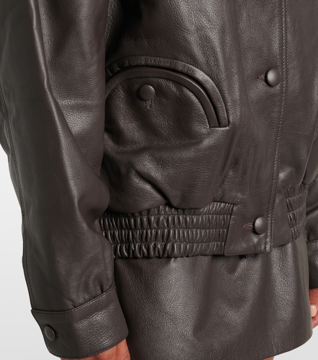 Charlie leather bomber jacket | Blazé Milano