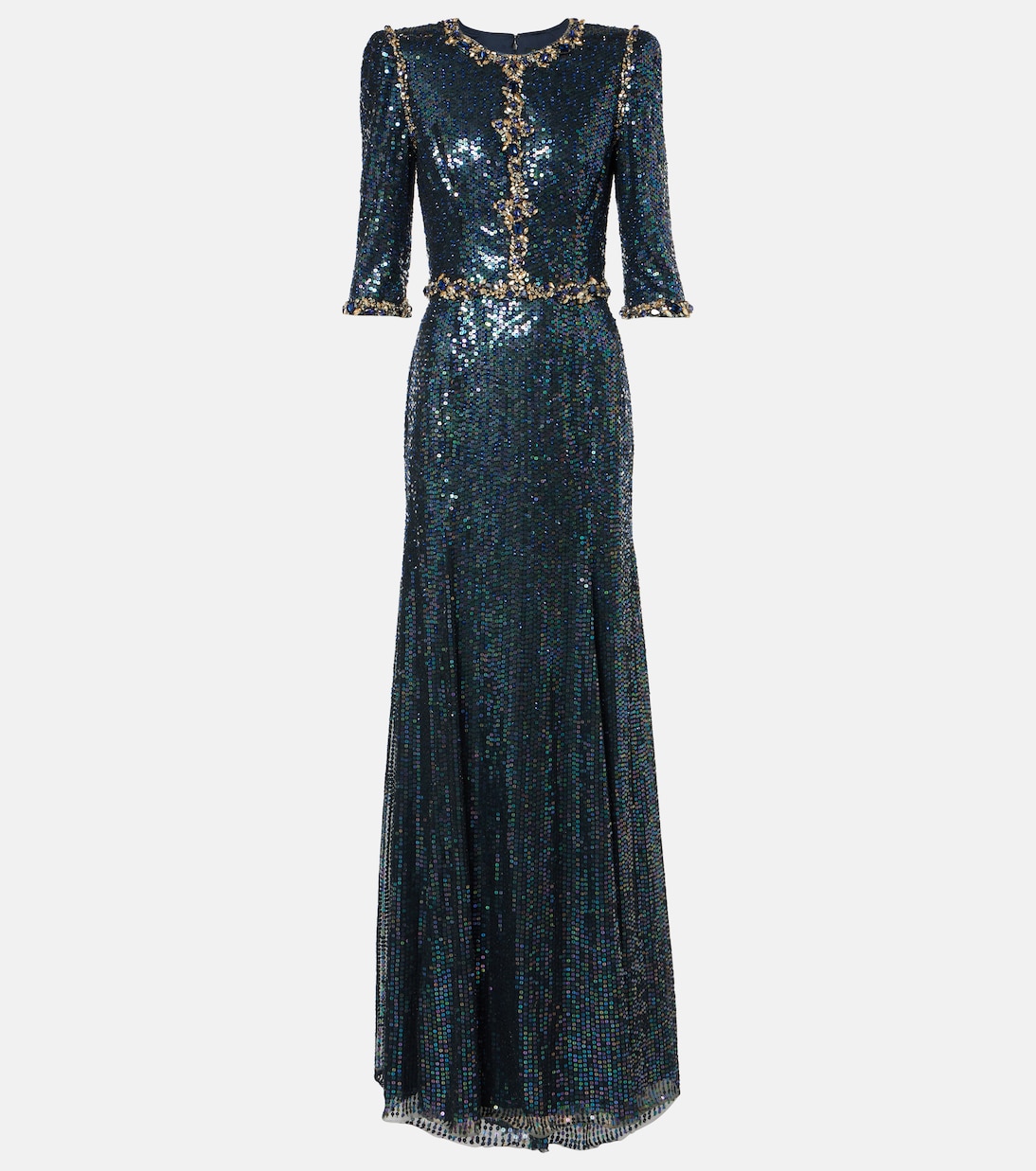 Pretty Thing embellished sequined gown | Jenny Packham