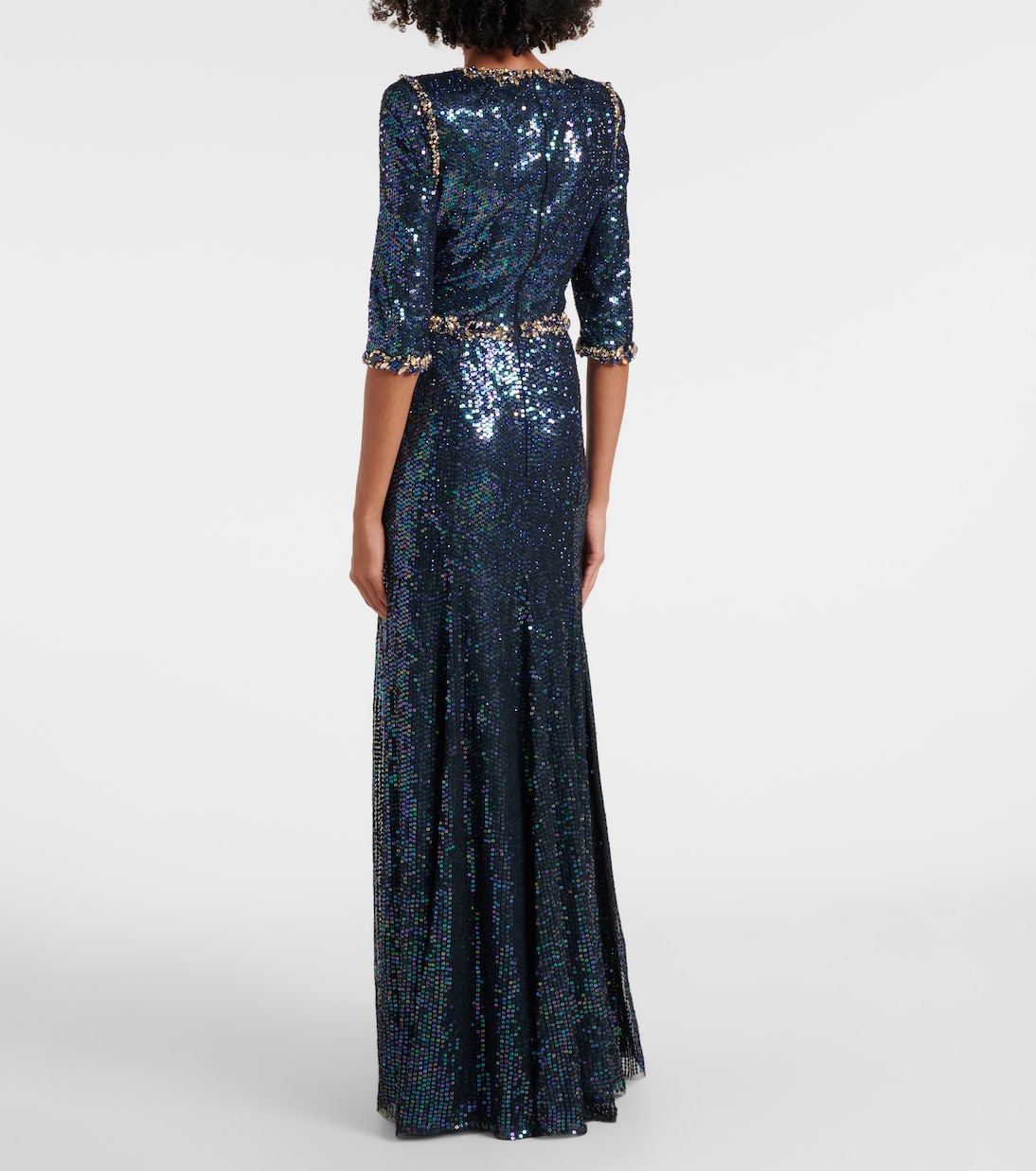 Pretty Thing embellished sequined gown | Jenny Packham