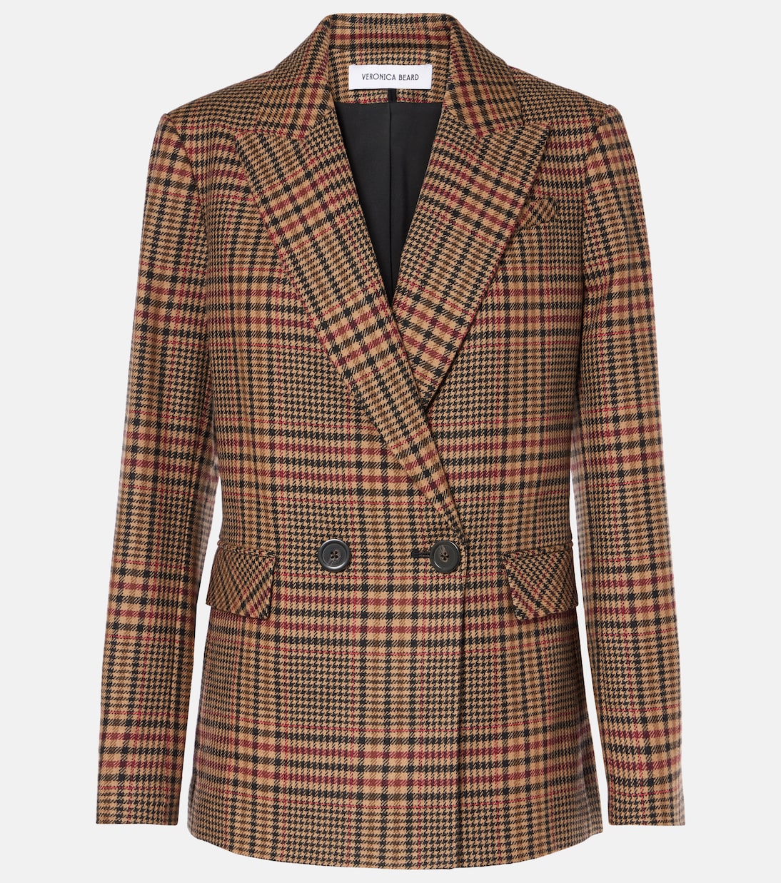 Sevyn plaid virgin wool blazer | Veronica Beard
