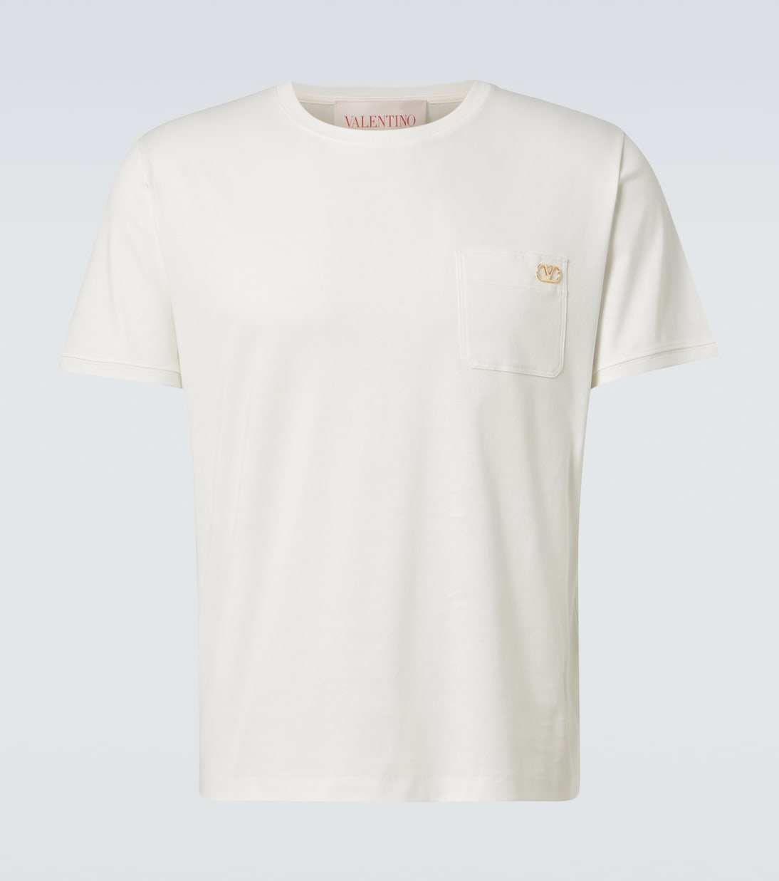 Camiseta de jersey de algodón con VLogo | Valentino