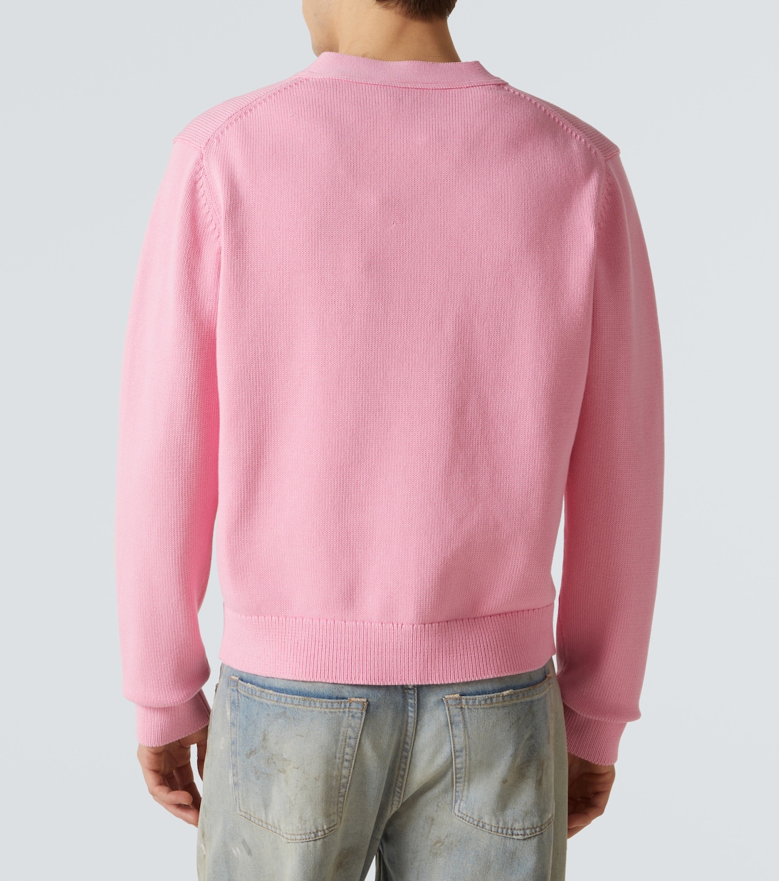 Cardigan Face in cotone | Acne Studios