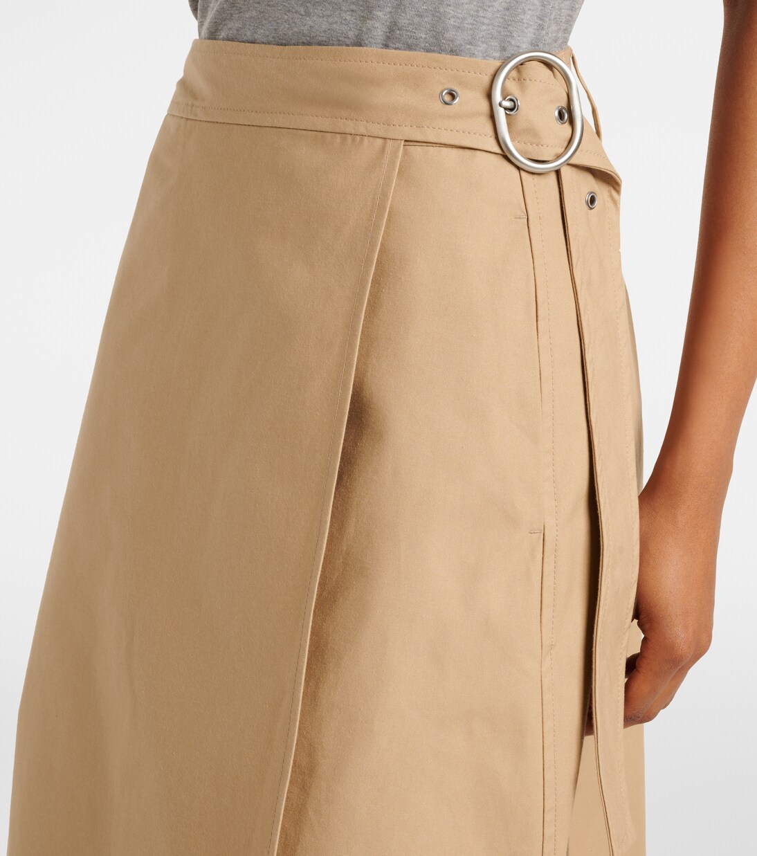 Falda envolvente de algodón | Jil Sander