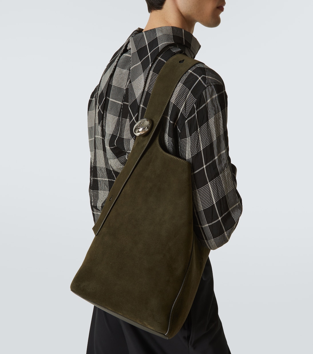 Secchiello Pebble Large in suede | Loewe