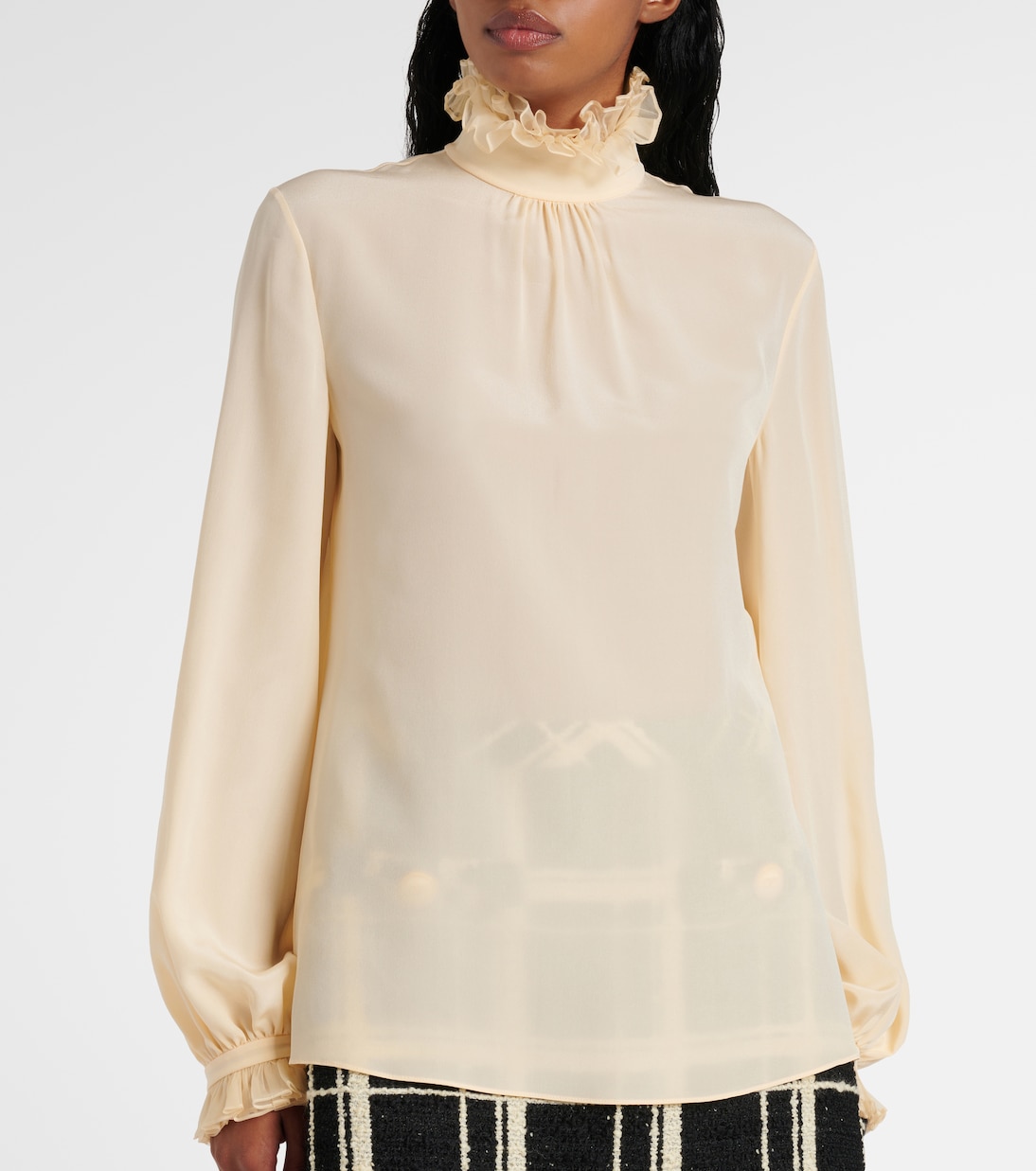 Camicia in seta crêpe de chine | Valentino