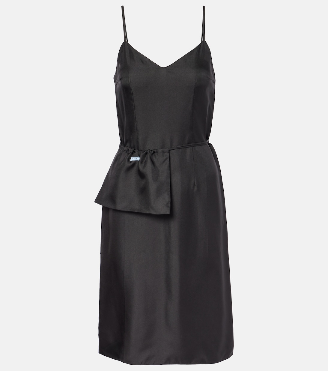 Slipdress aus Seiden-Twill | Prada