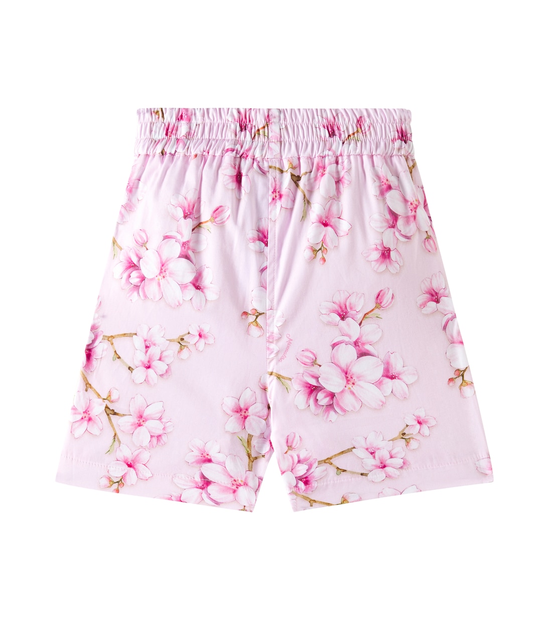 Shorts in popeline di cotone con stampa | Monnalisa