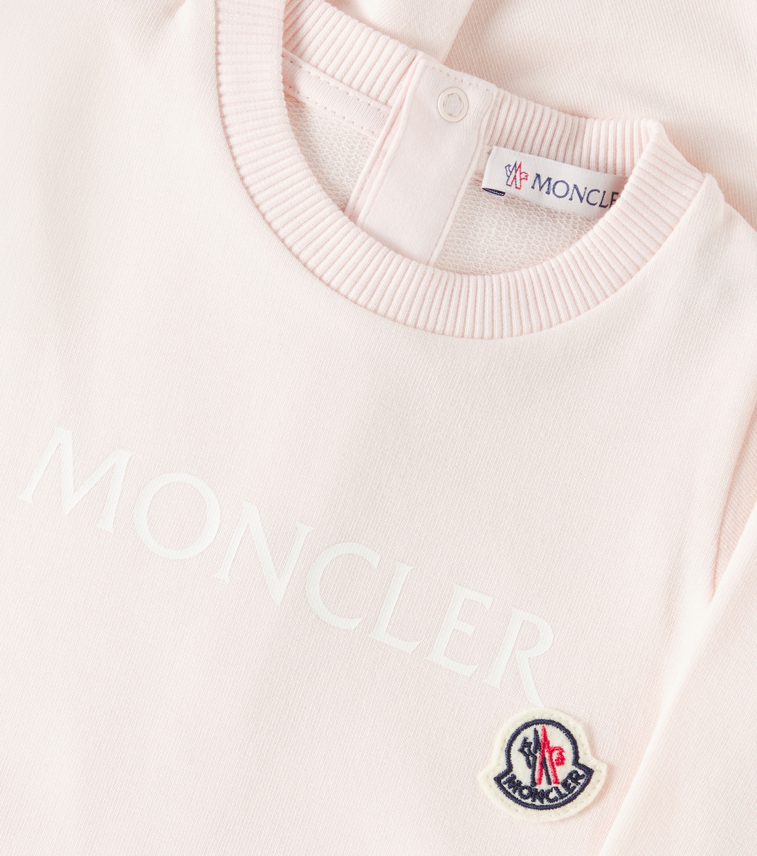 Baby - Tutina Tutina in misto cotone con logo | Moncler Enfant