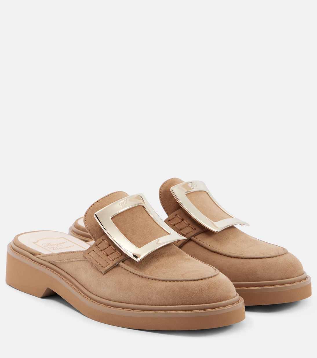 Mules Viv’ Rangers in suede | Roger Vivier