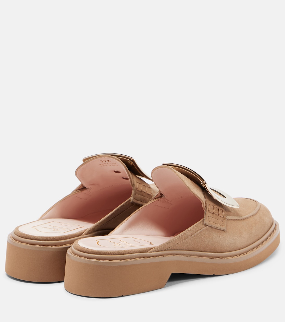 Mules Viv’ Rangers in suede | Roger Vivier