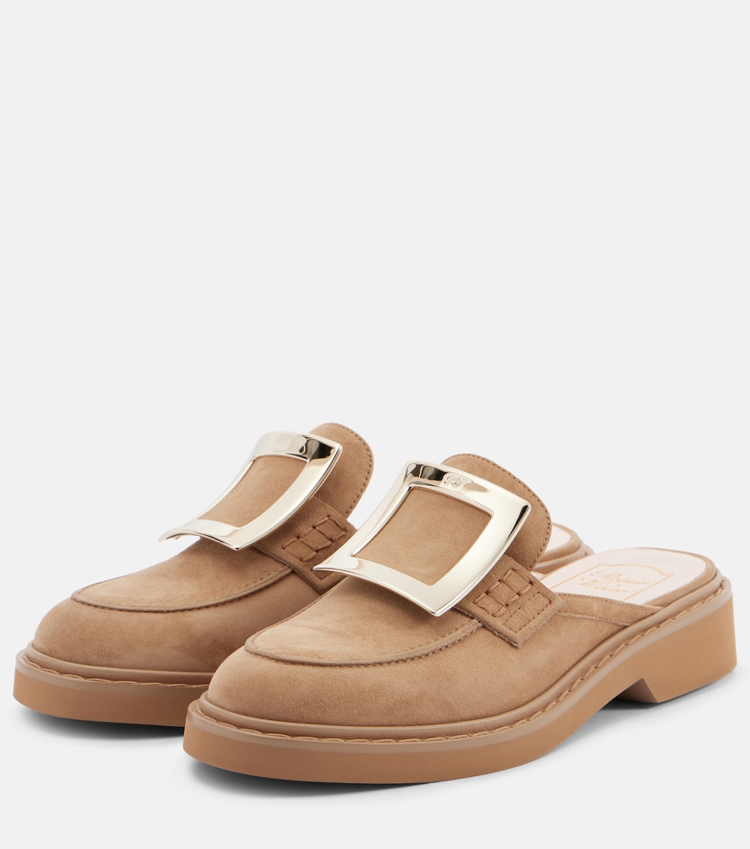 Mules Viv’ Rangers in suede | Roger Vivier