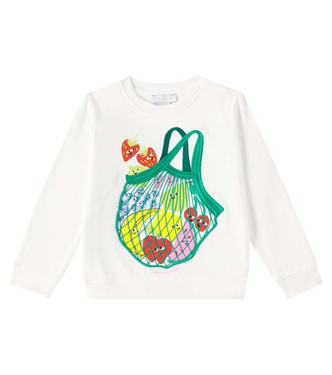 Felpa in jersey di cotone con stampa | Stella McCartney Kids