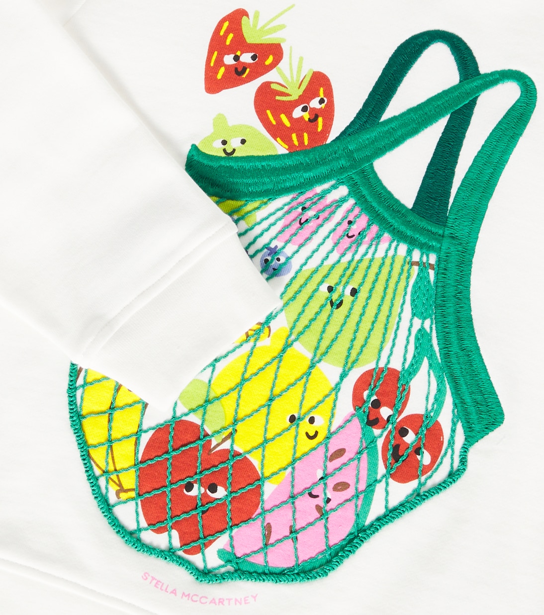 Felpa in jersey di cotone con stampa | Stella McCartney Kids