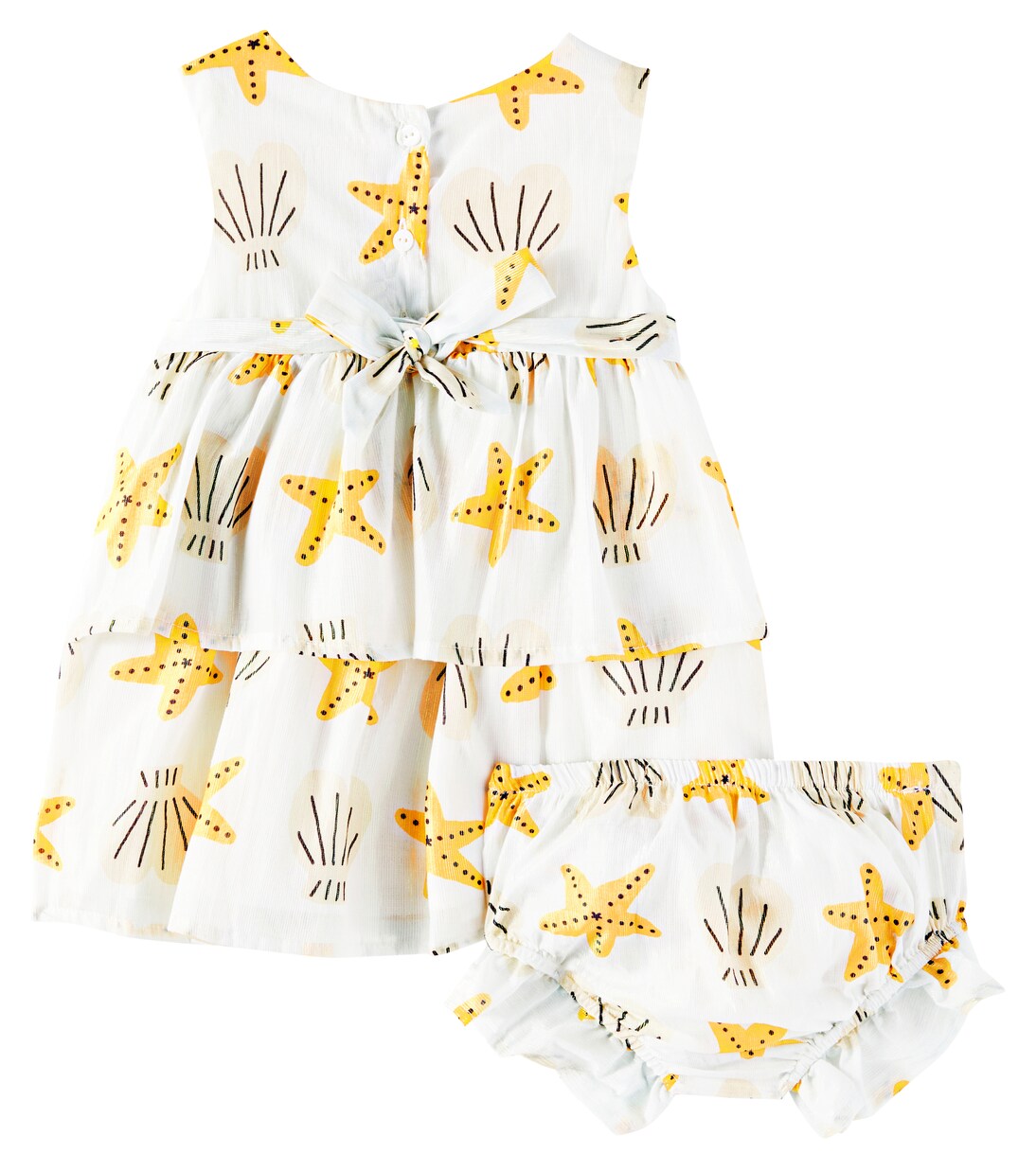 Baby - Abito e culottes in misto cotone | Fábula
