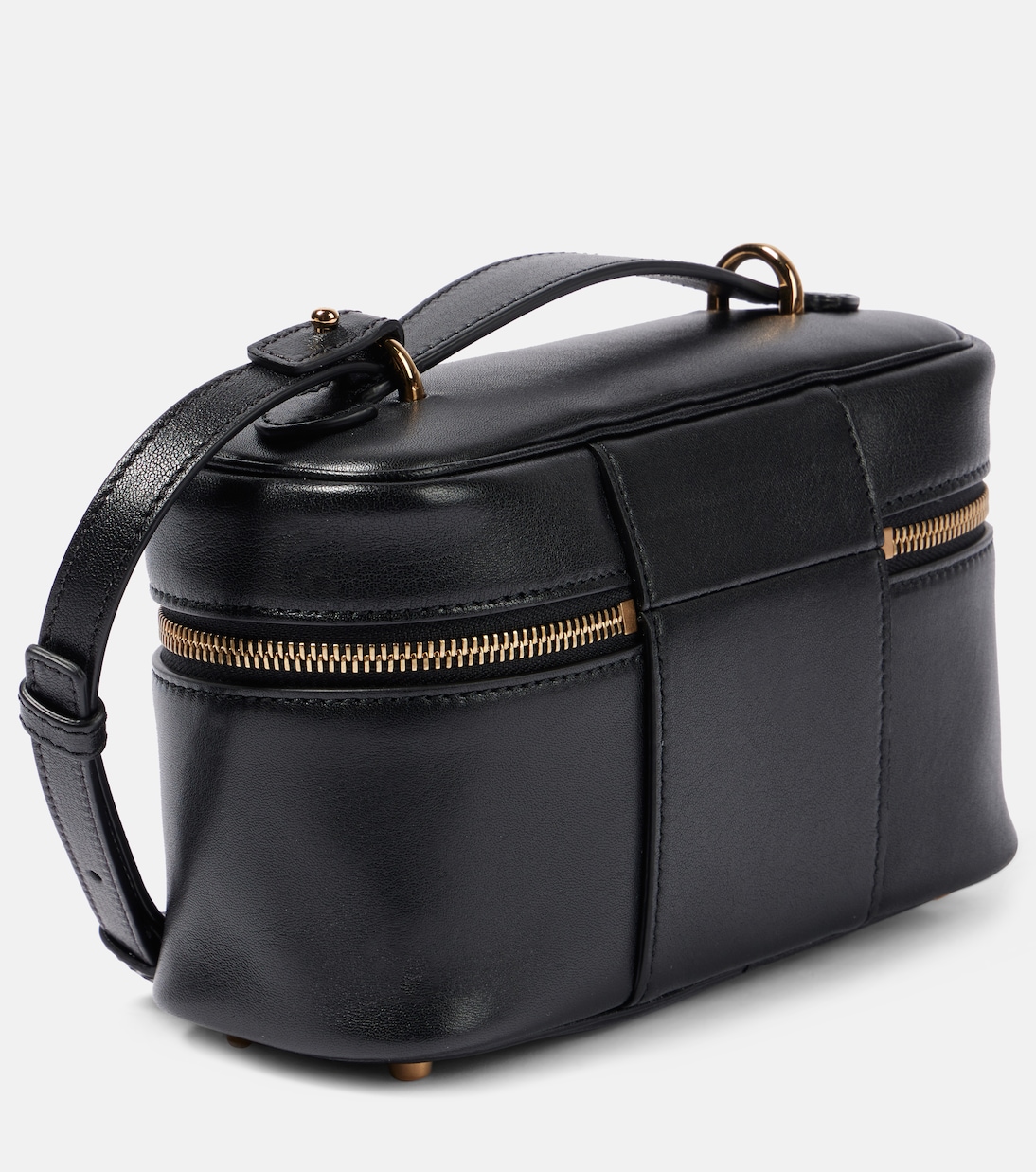 Sac vanity Tag Small en cuir | Versace