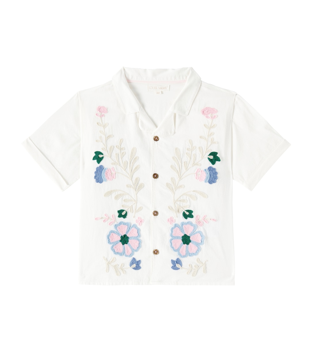 Chemise Alova en coton à fleurs | Louise Misha