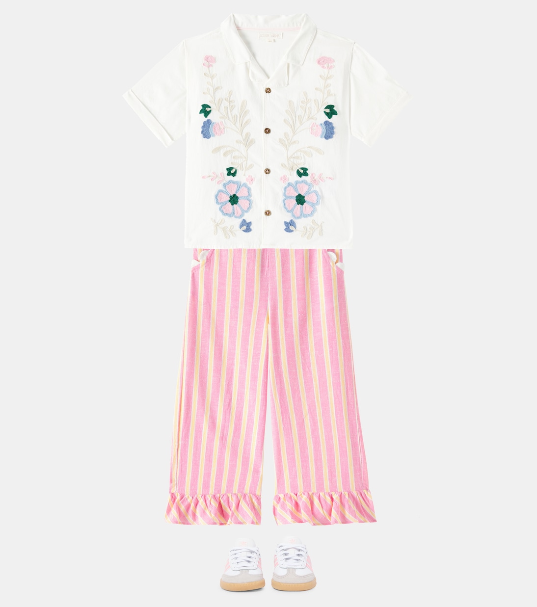Chemise Alova en coton à fleurs | Louise Misha