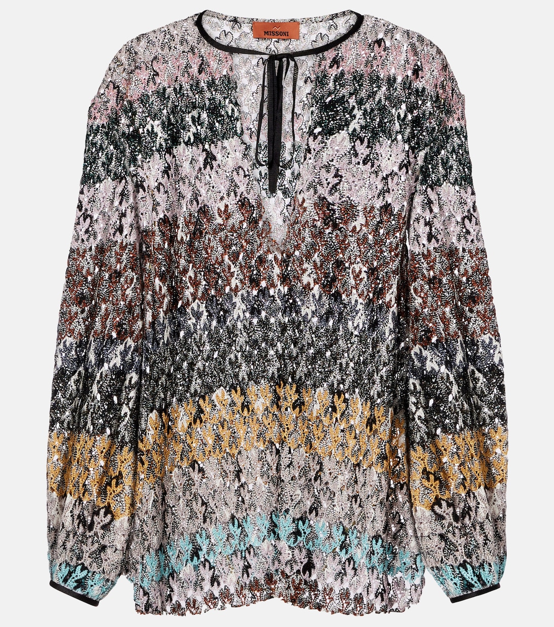 Zig Zag锯齿图案衬衫 | Missoni