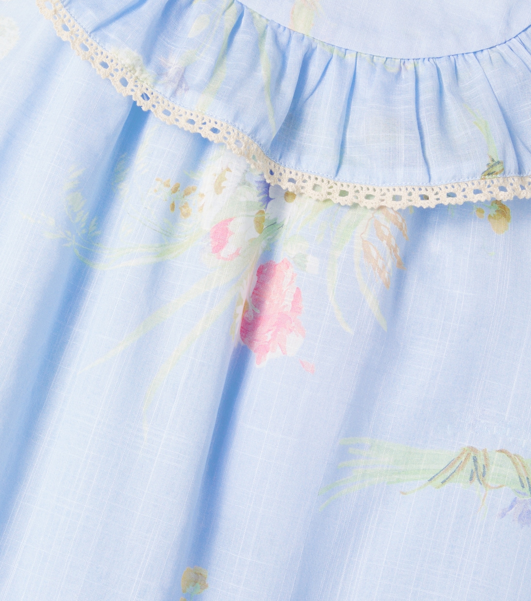 Abito Lucky in cotone con stampa floreale | Zimmermann Kids