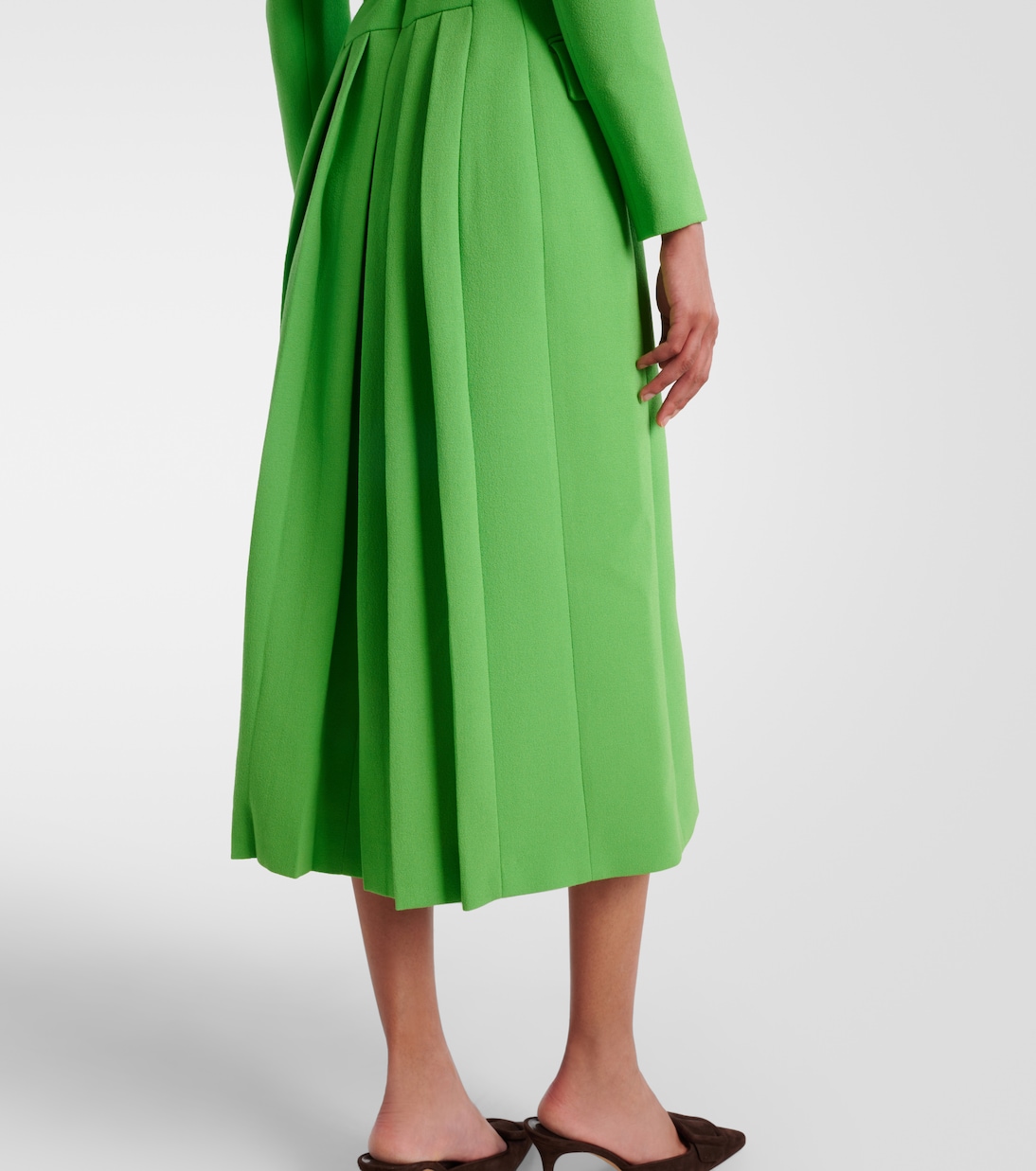 Robe Kalonice en crêpe de laine | Emilia Wickstead