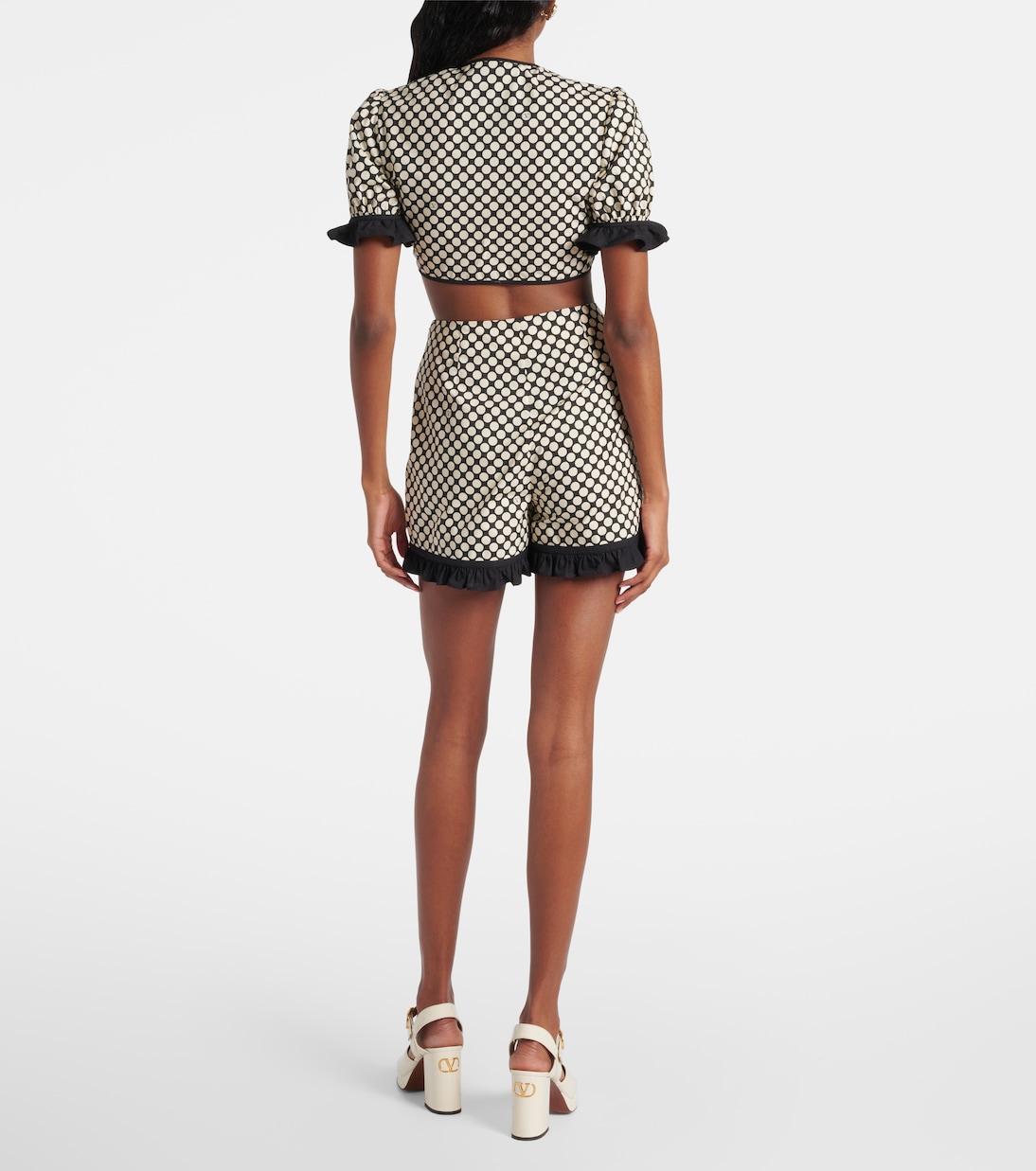 Short Plus De Pois en coton | Valentino