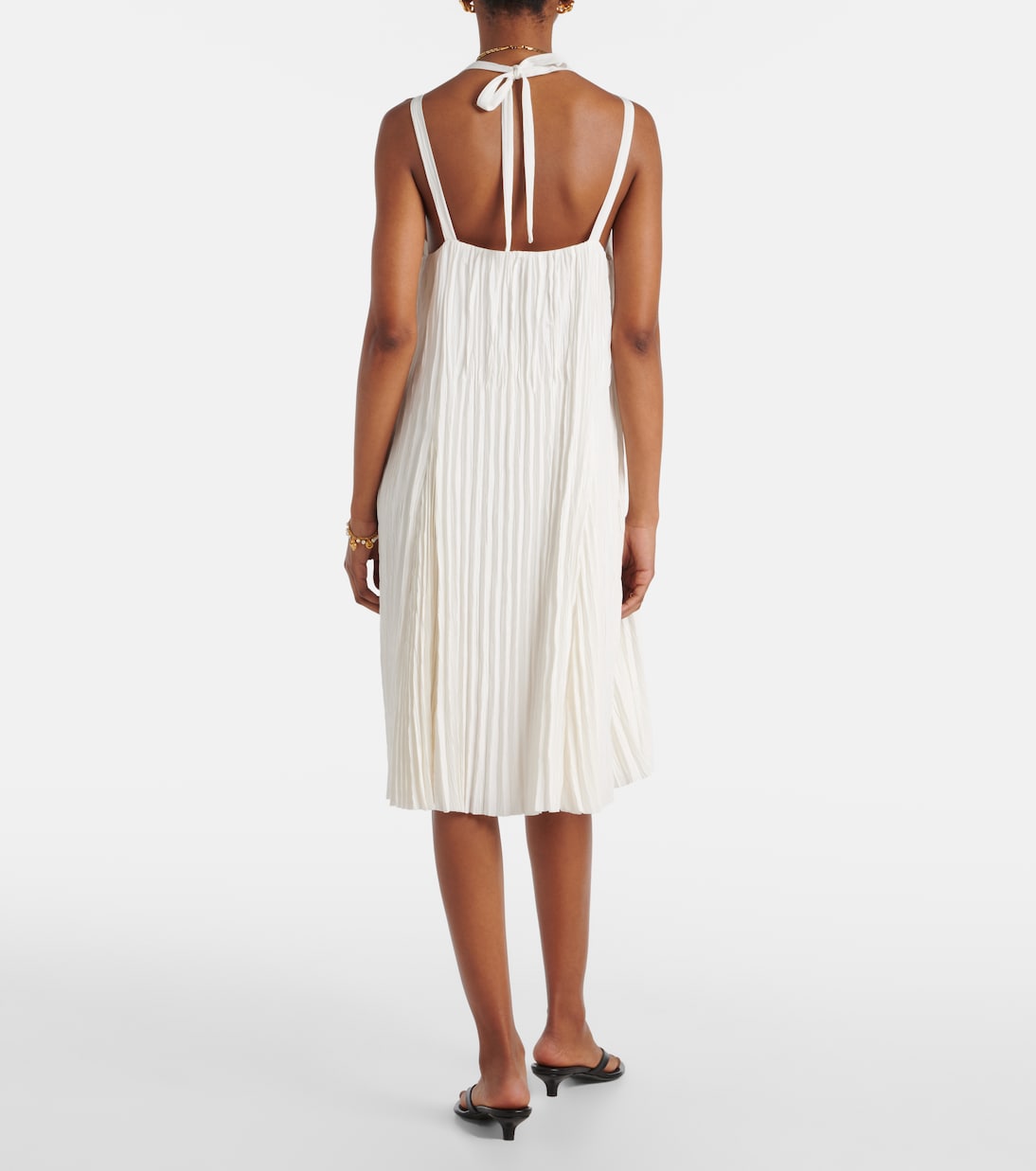 Pleated midi dress | Vince
