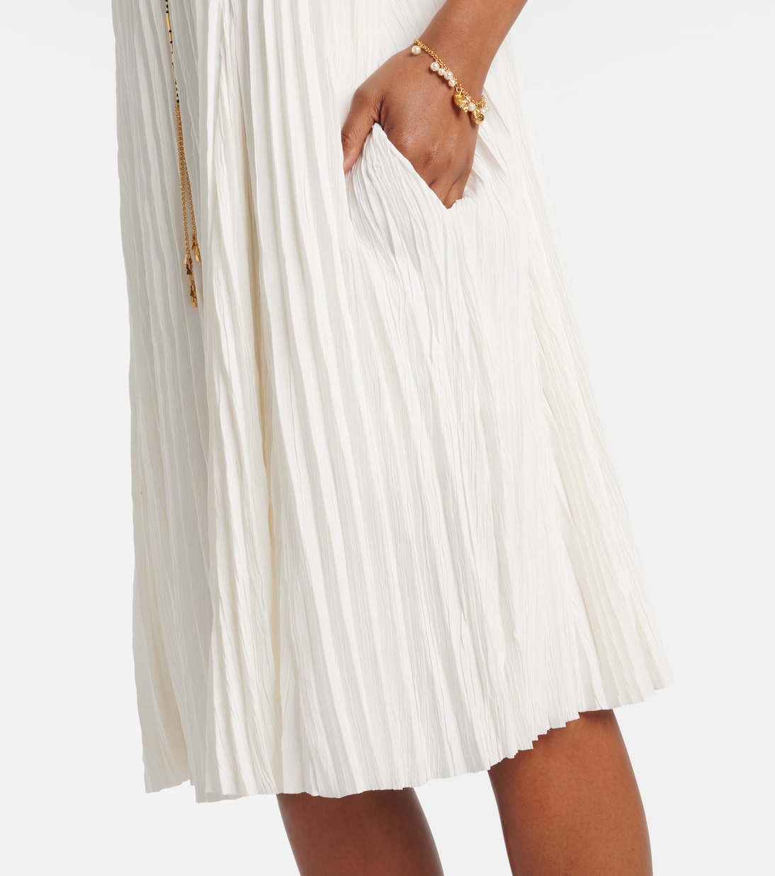 Pleated midi dress | Vince