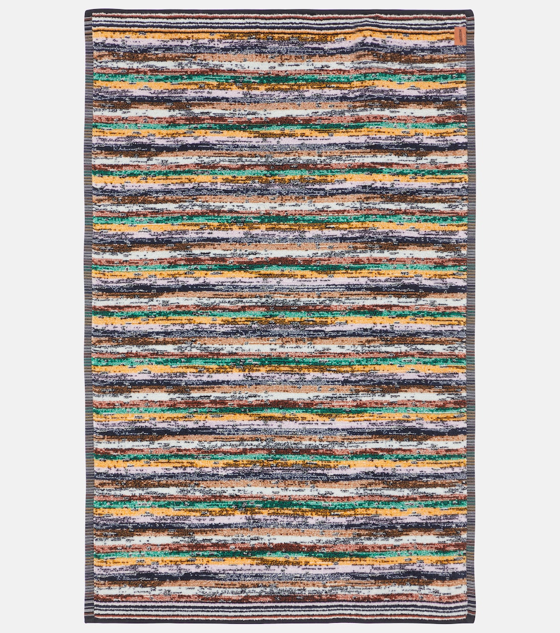 Twist set of 2 cotton terry towels | Missoni