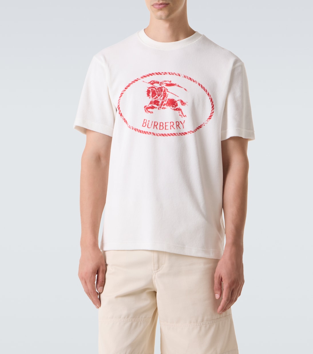 T-shirt en coton mélangé à logo | Burberry