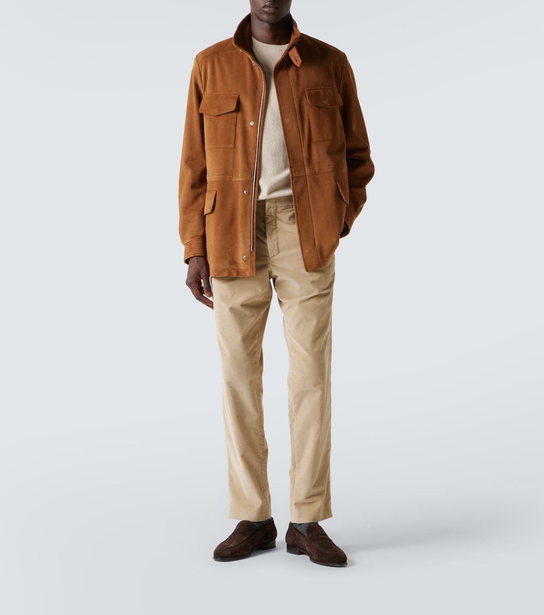 Traveller suede jacket | Loro Piana