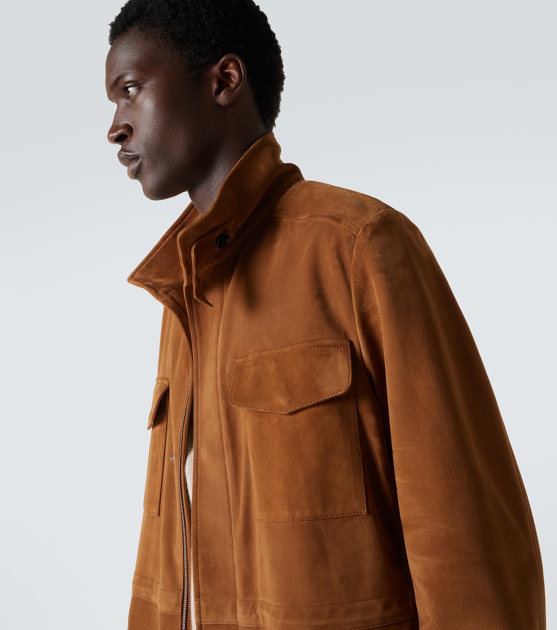 Traveller suede jacket | Loro Piana