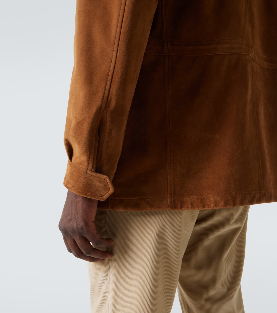 Traveller suede jacket | Loro Piana