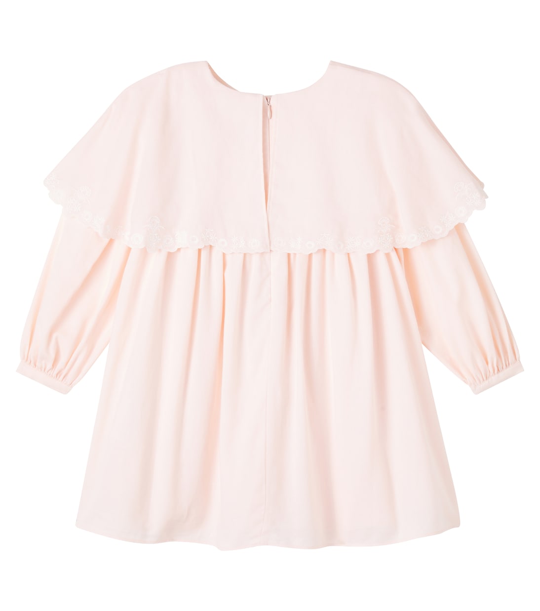 Caped cotton dress | Chloé Kids