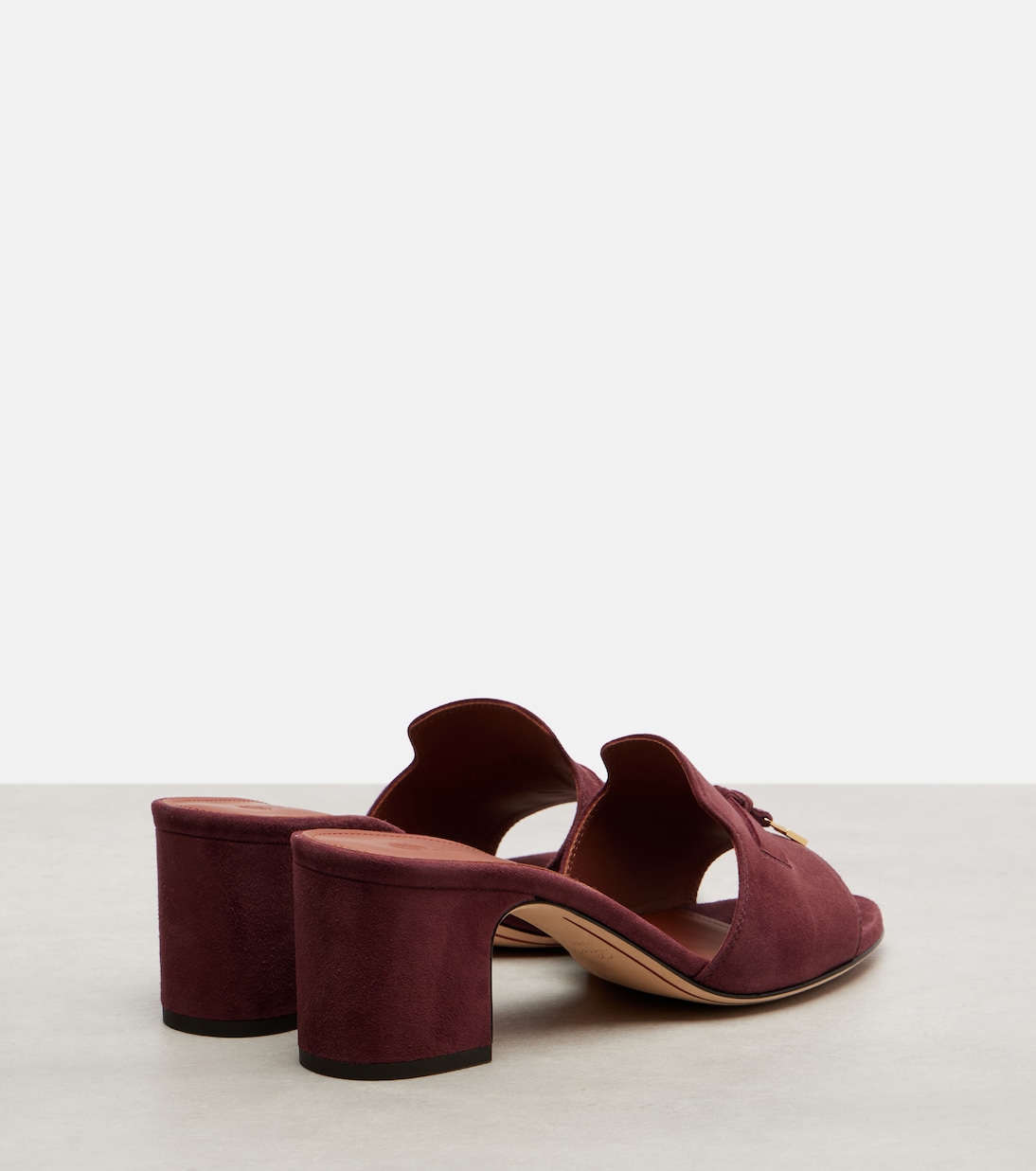 Mules Summer Charms 55 in suede | Loro Piana